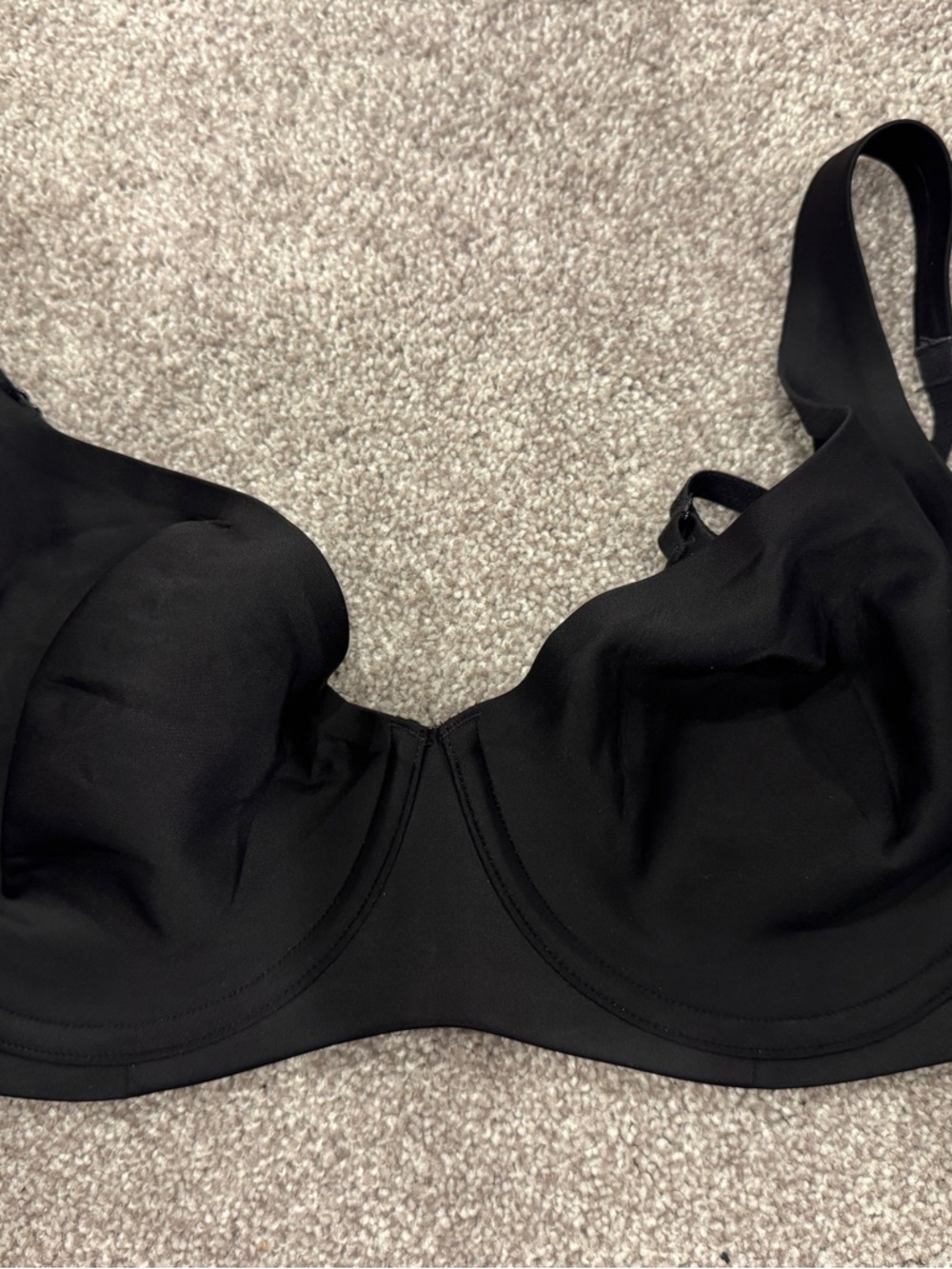 Soma Black Intimates Bra NWT 34DD Essentials Unlined Scoop Balconette - Picture 6 of 7